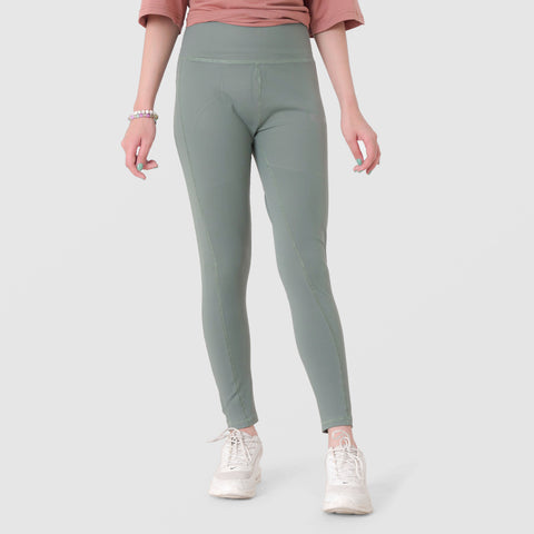 Olive Green Thick Legging